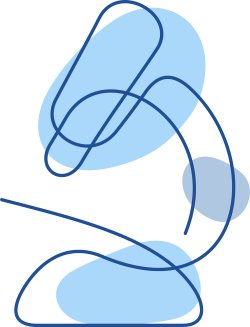 Illustration eines Mikroskop